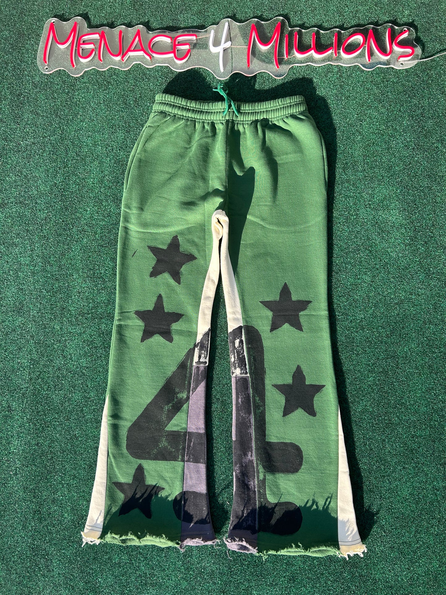 “444” flare sweatpants