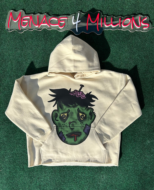 “Franken Menace” oversized heavyweight hoodie